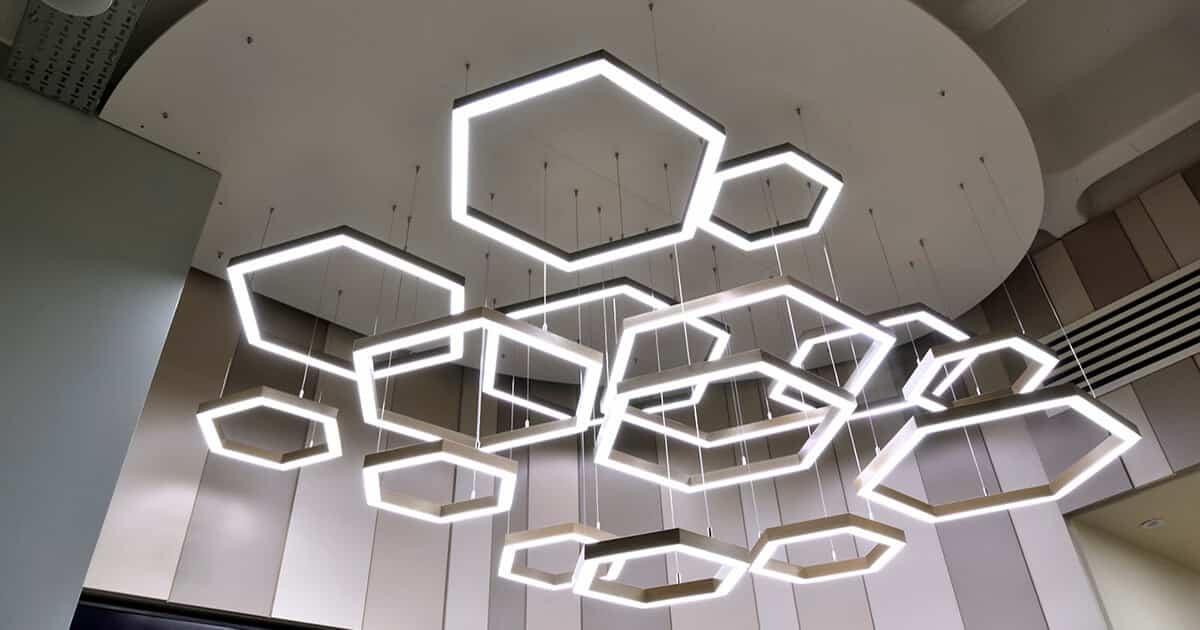 Hexagonal Lighting